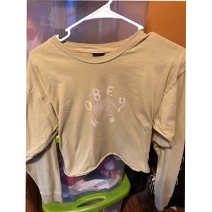 Obey crop top